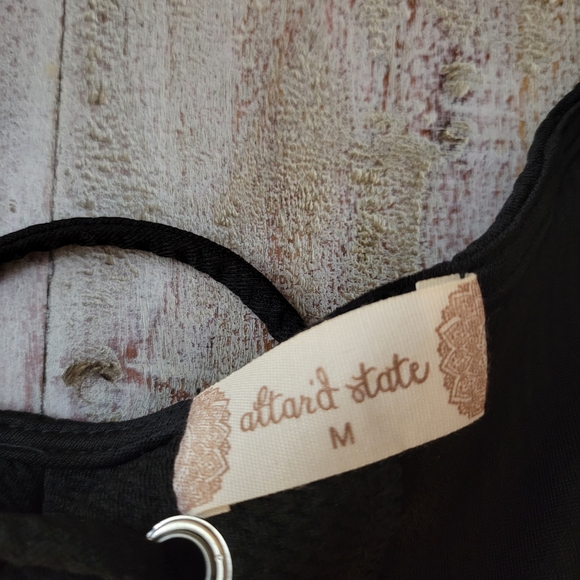 Altar'd State Black Textured Mini Dress - Picture 3 of 3